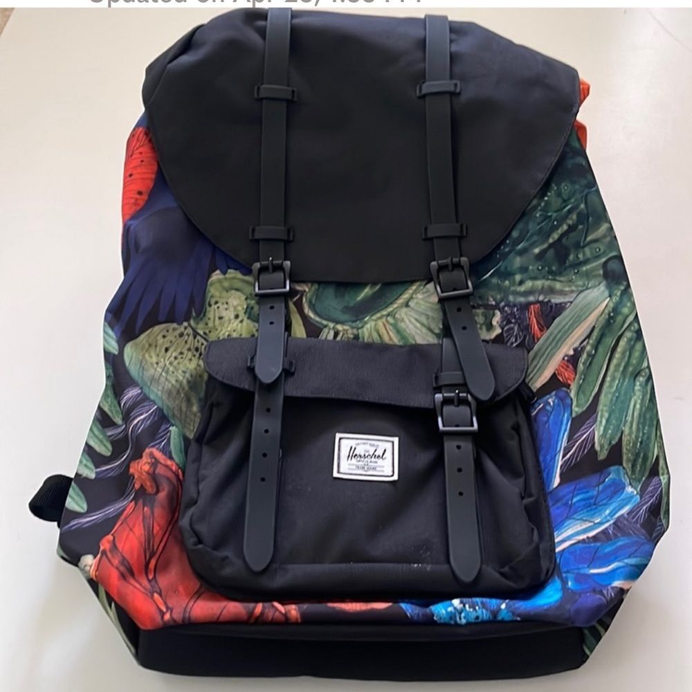 New Herschel Little America Backpack Tropical Floral